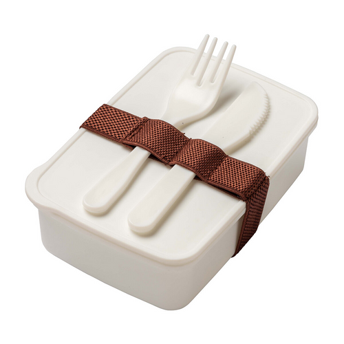 Porta pranzo in PP, con posate incluse. [22453] 