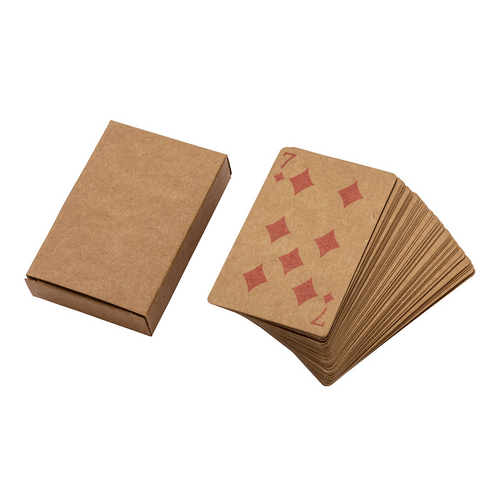 Mazzo di carte da gioco da 54 carte, in scatola singola, in carta riciclata [22432] 