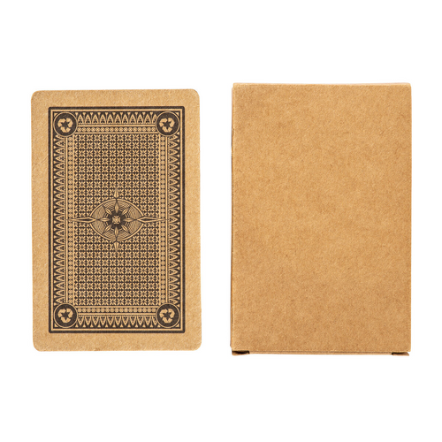 Mazzo di carte da gioco da 54 carte, in scatola singola, in carta riciclata [22432] 