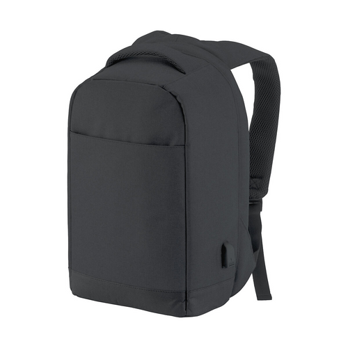 Zaino porta PC con chiusura antifurto, con presa USB,  in poliestere [22120] 