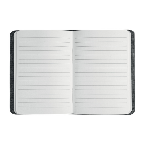 Quaderno con copertina in R-Pet, con elastico, fogli a righe color bianco [21440] 