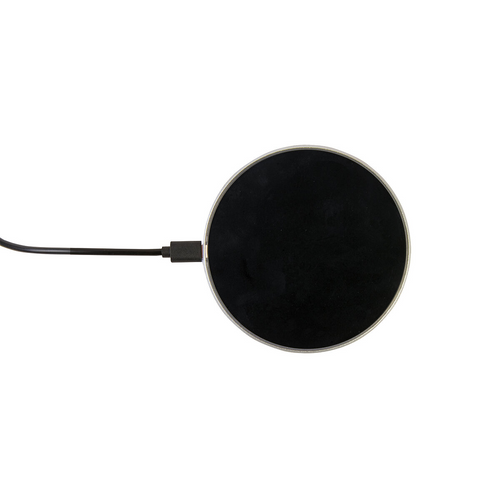 Base di ricarica senza fili in plastica con luce LED per incisione laser, 10W [21434] 