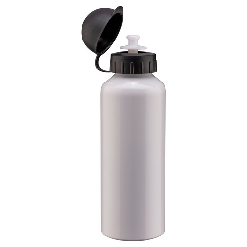 Borraccia in alluminio con tappo in plastica, 500ml. Adatta alla stampa in sublimazione [21405] 