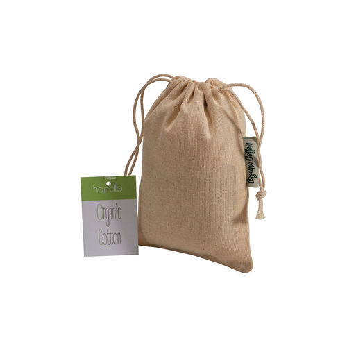 Sacchetto regalo in cotone organico 140g/m2, 10 x 14 cm [21106] 