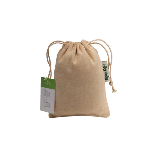 Sacchetto regalo in cotone organico 140g/m2, 10 x 14 cm [21106] 