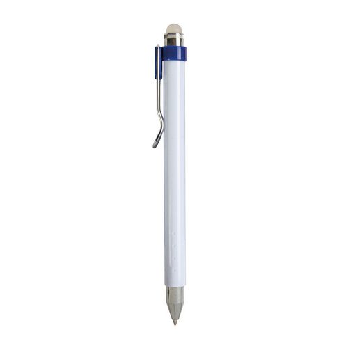 Penna a scatto plastica con inchiostro cancellabile e clip in metallo [20825] 
