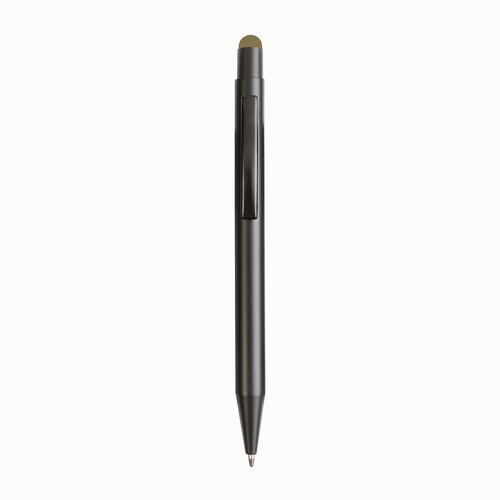 Penna  in alluminio. Il logo inciso a laser diventa dello stesso colore del touch screen. [20801] 