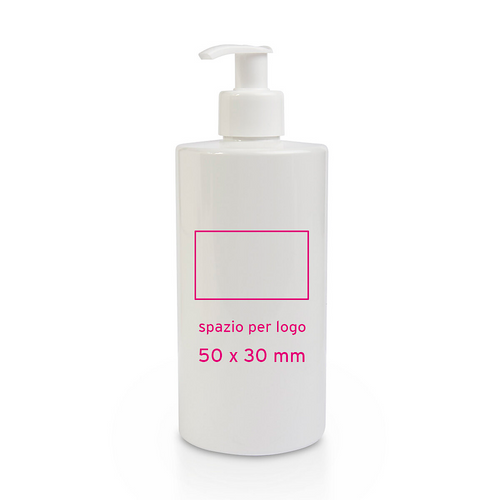 Gel detergente igienizzante mani (500 ml) con estratto di menta piperita. Made in Italy [20469] 