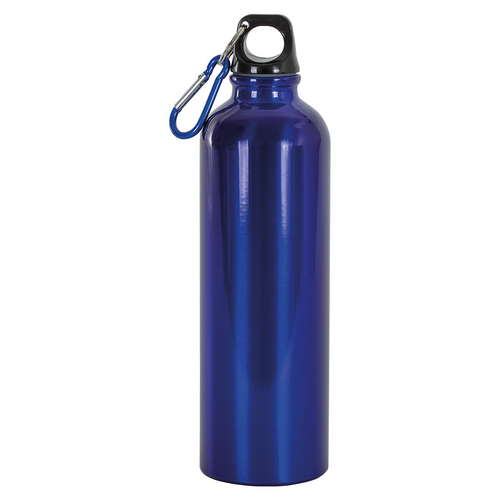 Borraccia in alluminio con moschettone, 750 ml, no box [20427] 