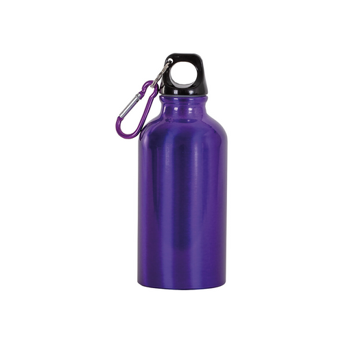 Borraccia in alluminio con moschettone, 400ml [20425] 
