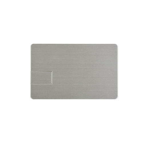 Chiavetta USB 8GB a a forma di tessera in metallo. [20417] 
