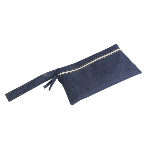 Porta documenti in cotone DENIM 220 g/m2 (85% cotone - 15% poliestere) [20101] 