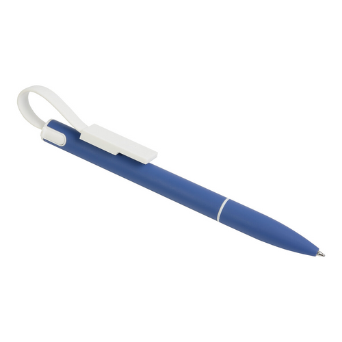 Penna twist in alluminio con clip che si trasforma in cavo di ricarica USB/Lightning/micro [19823] 