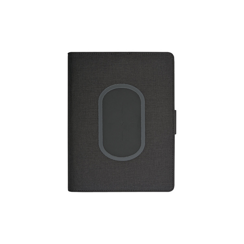 Tech organizer con wireless charger e quaderno (A5) [19143] 
