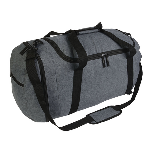 Borsa sport in poliestere twotone con spallacci estraibili e tasca porta scarpe [19142] 