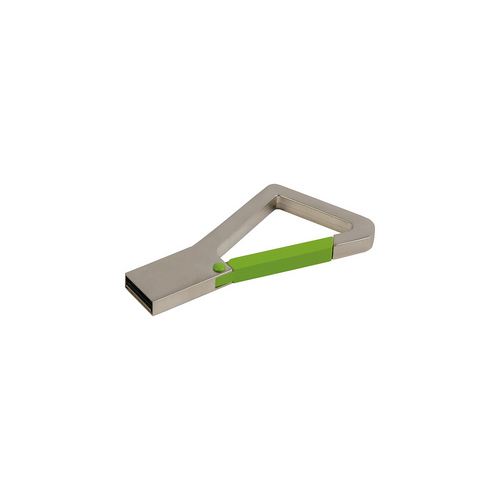 Chiavetta USB 4 Gb in metallo con moschettone. Possibilità di import su richiesta [18480] 