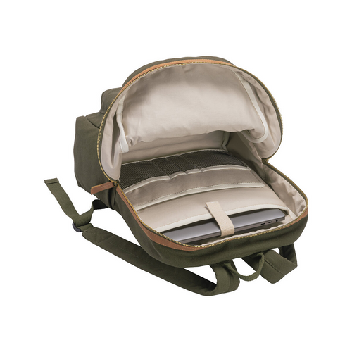Zaino in canvas riciclato con compartimento imbottittito per notebook [DM23101] 