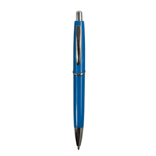 Penna a scatto in plastica ABS, fusto colorato e clip in metallo, refill jumbo [12812] 
