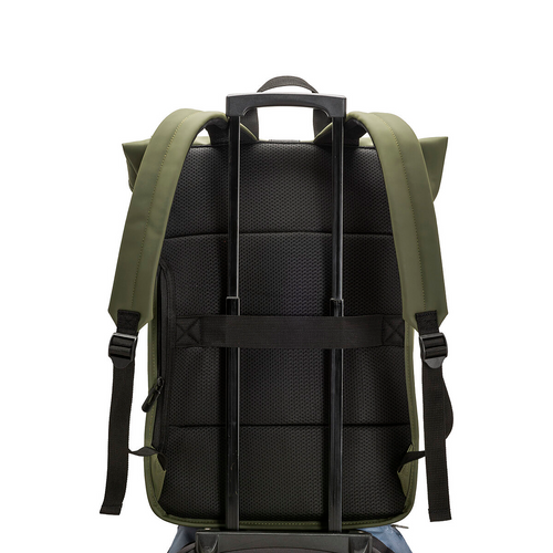 Zaino porta PC in Soft PU water resistant con sistema di aggancio ai trolley [DM22126] 