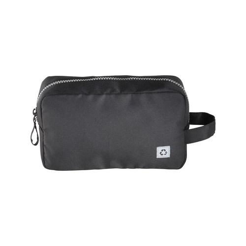 Beauty case in PET riciclato effetto melange [DM20108] 