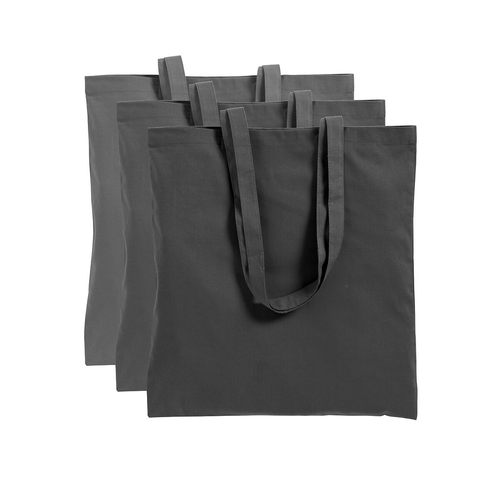 Shopper in cotone 220 g/m2, manici lunghi - Tonalità differenti nello stesso lotto [0712408B] 
