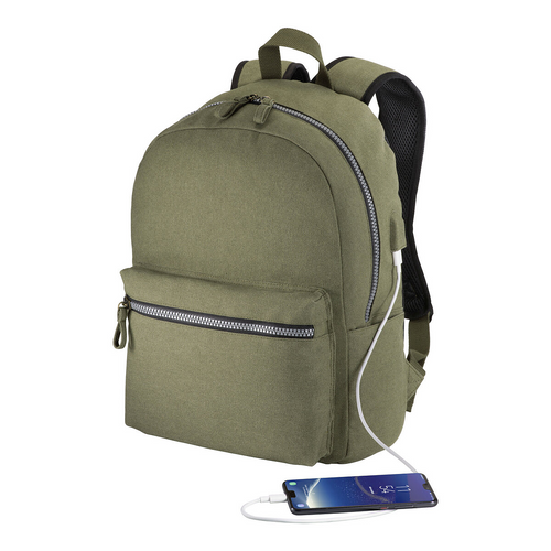 Zaino porta PC in Canvas effetto stone washed [DM20105] 