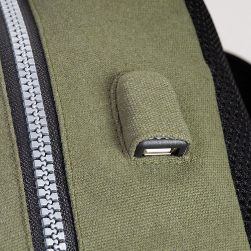 Zaino porta PC in Canvas effetto stone washed [DM20105] 