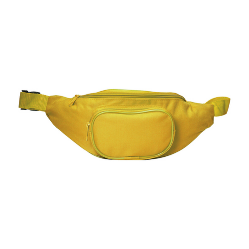 Marsupio in Poliestere 600D con 3 tasche  cintura regolabile con chiusura a clip [04001] 