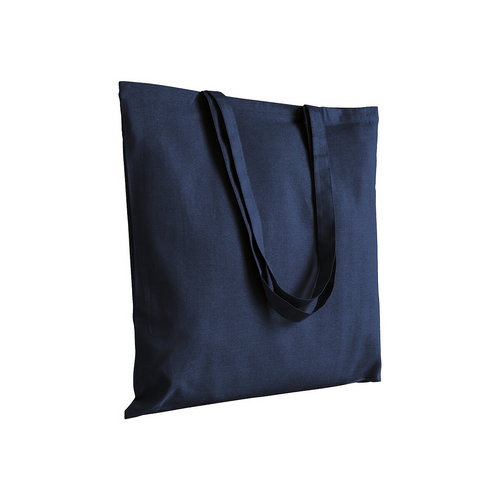 Borsa shopper in cotone riciclato 120 g/m2, manici lunghi [24128] 