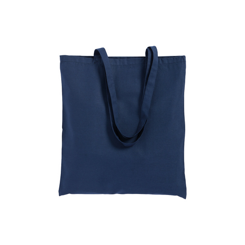 Borsa shopper in cotone riciclato 120 g/m2, manici lunghi [24128] 