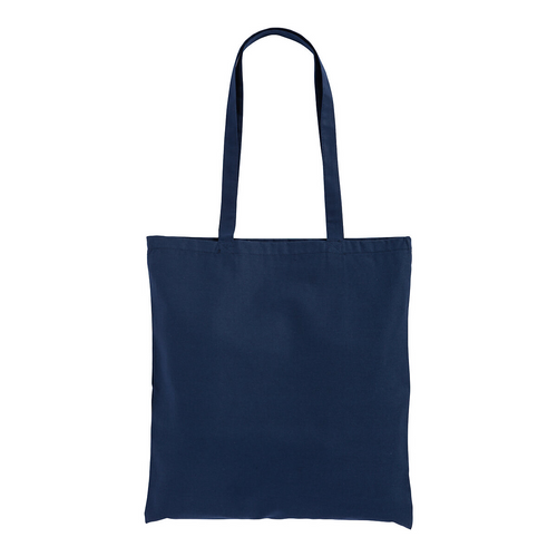 Borsa shopper in cotone riciclato 120 g/m2, manici lunghi [24128] 