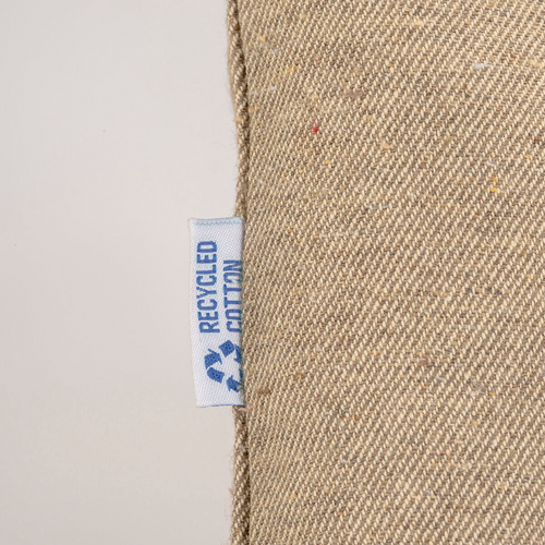Shopper carbon neutral in cotone riciclato  280 g/m2, manici lunghi [22118] 