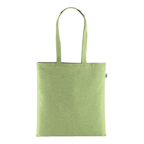 Shopper in cotone riciclato 190 g/m2, manici lunghi [21122] 