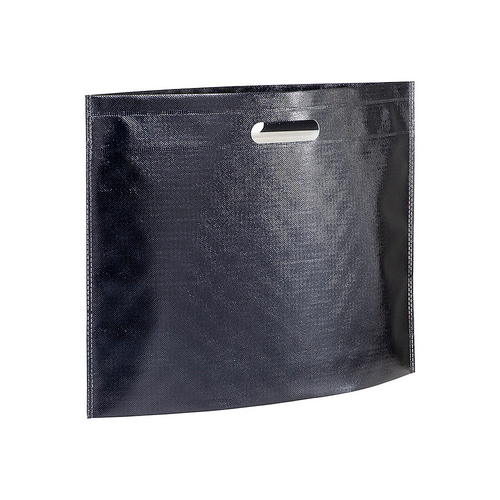 Shopper in TNT laminato metallizzata con laminatura più leggera e meno visibile [20141PR] 