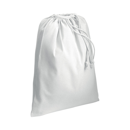 Sacchetto in cotone 120 g/m2 con chiusura a strozzo, 40 x 50 cm [1911601] 