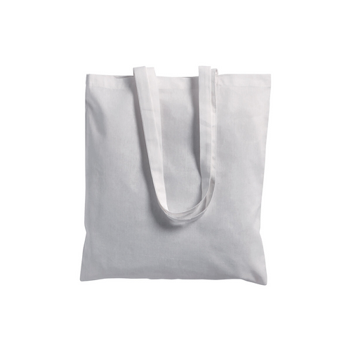 Shopper in cotone 180 g/m2, manici lunghi e soffietto [19112] 