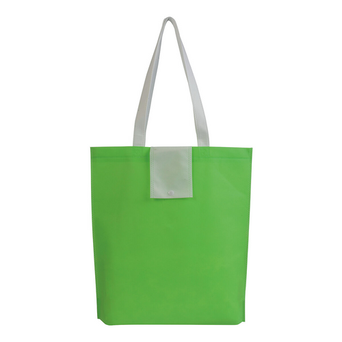 Shopper ripiegabile in TNT 80 g/m2 termosaldato, manici corti [19110] 