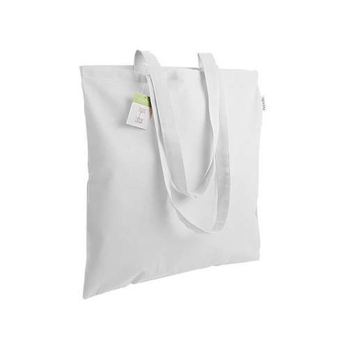 Shopper in cotone organico 140 g/m2, manici lunghi [1814501] 