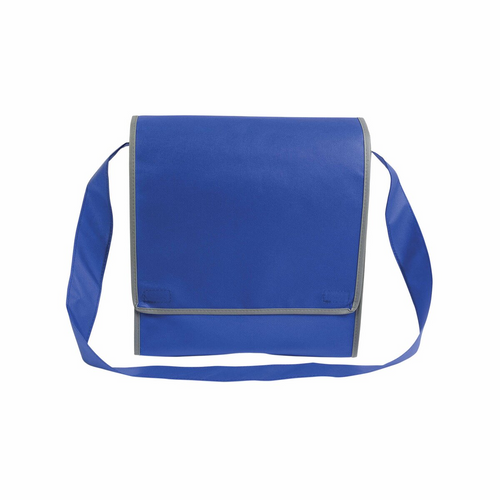 Borsa postino in TNT 80 g/m2 con chiusura in velcro e tracolla [18127] 