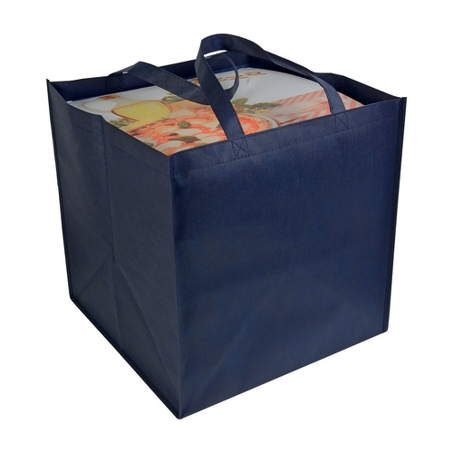 Shopper in formato cartone da pizza in TNT 80 g/m2 [18105] 