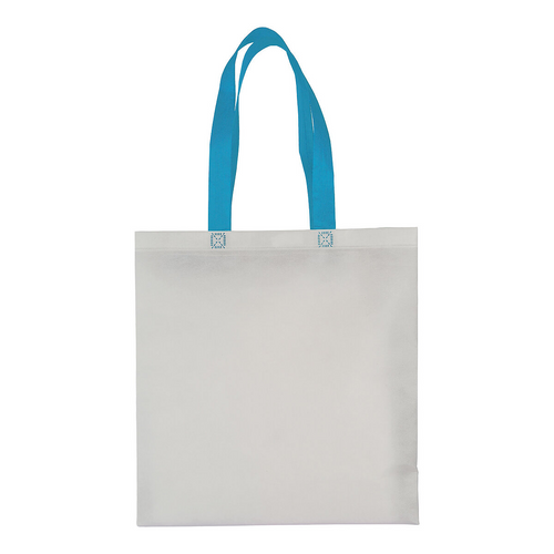 Shopper con soffietto in TNT laminato 100 g/m2 termosaldato, manici lunghi [17101] 