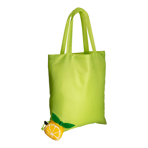 Shopper ripiegabile a forma di arancia, mora e limone in poliestere 190T [13118] 