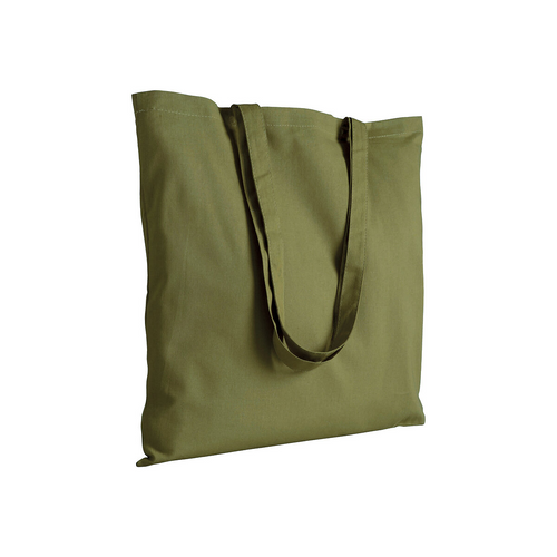 Shopper in cotone 220 g/m2, manici lunghi [07124] 