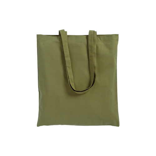 Shopper in cotone 220 g/m2, manici lunghi [07124] 