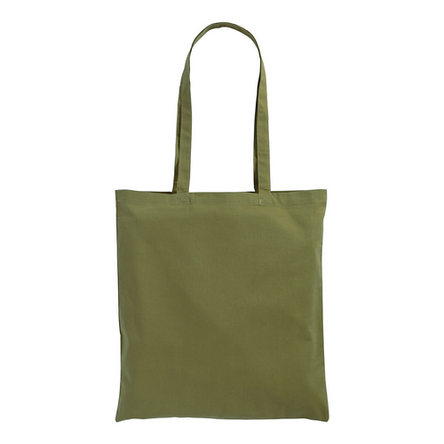 Shopper in cotone 220 g/m2, manici lunghi [07124] 