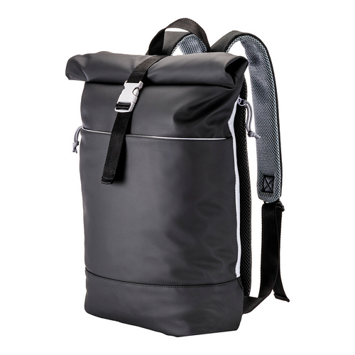 Zaino porta pc in soft pu water resistant, compartimento notebook [DM23107] 