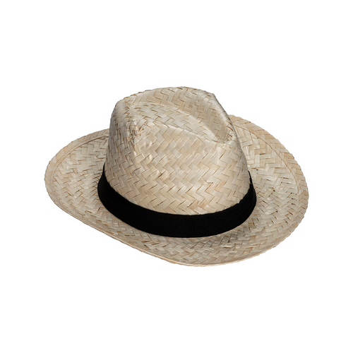 Cappello in paglia con fascia elastica da 3 cm personalizzabile [24301] 
