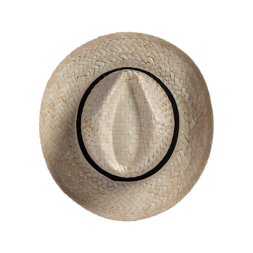 Cappello in paglia con fascia elastica da 3 cm personalizzabile [24301] 