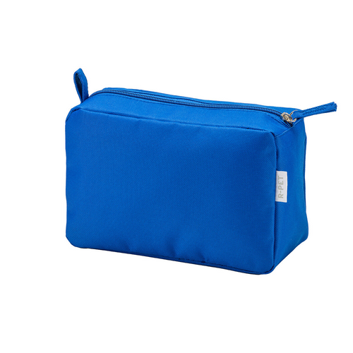 Beauty case in poliestere riciclato R-PET con cerniera [24146] 