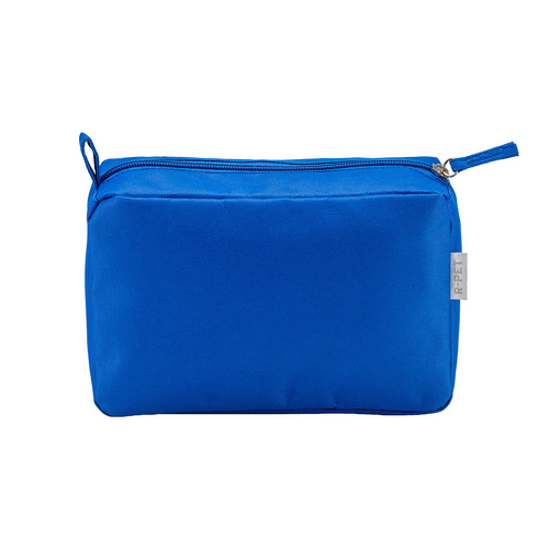 Beauty case in poliestere riciclato R-PET con cerniera [24146] 